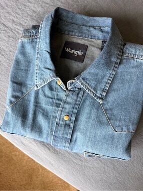 Wrangler western snap shirt